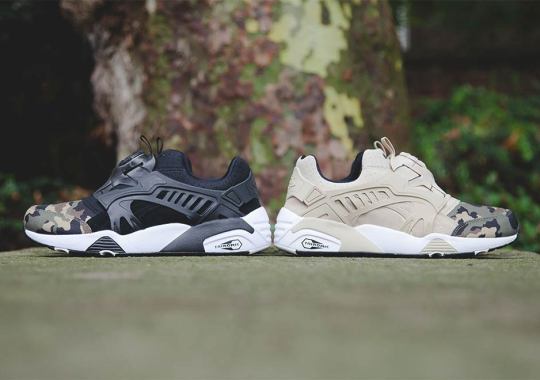 Puma Adds Camo Prints To The Classic Disc Blaze Model