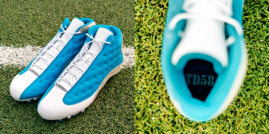 Air Jordan 13 Cleats Thomas Davis