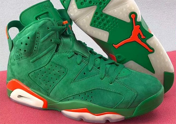 Air Jordan 6 Gatorade Green Suede Nrg Aj5986 335date