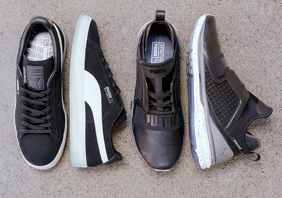 Distinct Life Puma Monochrome Pack Ignite Limiteless Suede V2 1