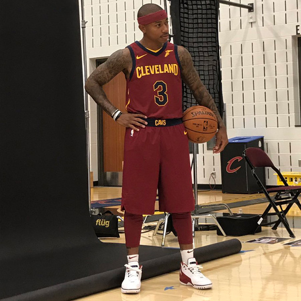 Isaiah Thomas Cavs Media Day 2017 Air Zoom Generation