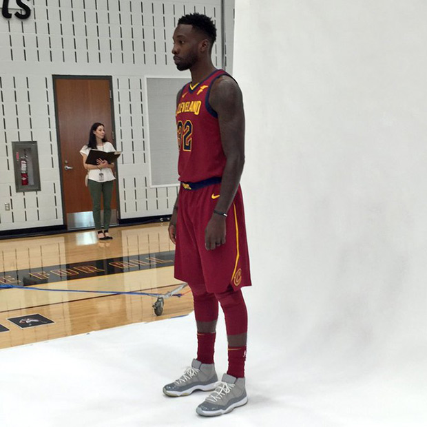 Jeff Green Cavs Media Day 2017 Cool Grey Xi