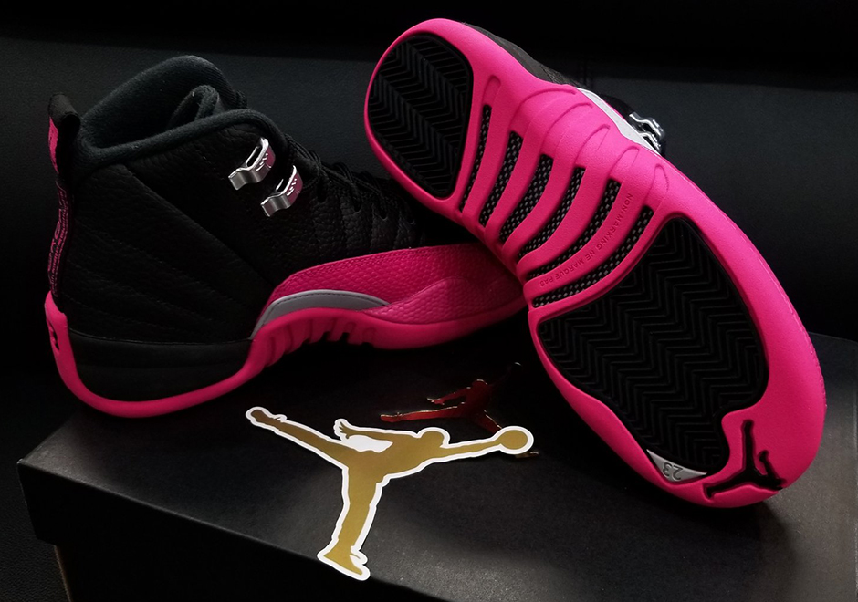 Jordan 12 Black Pink Release Date 1