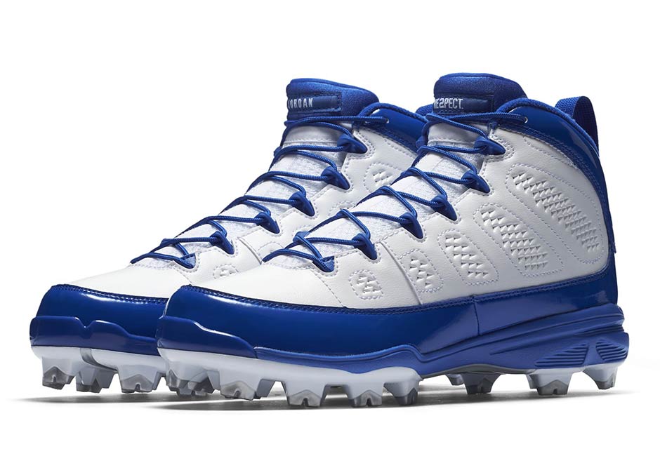 Jordan 9 Mcs Cleat Blue 1