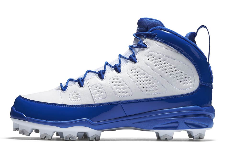 Jordan 9 Mcs Cleat Blue 2