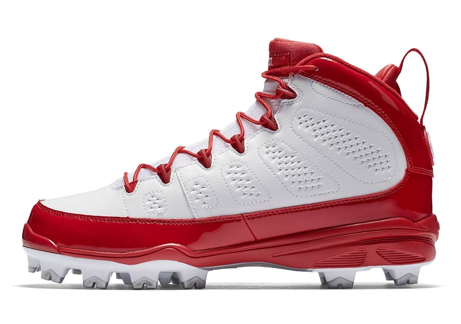 Jordan 9 Mcs Cleat Red 3