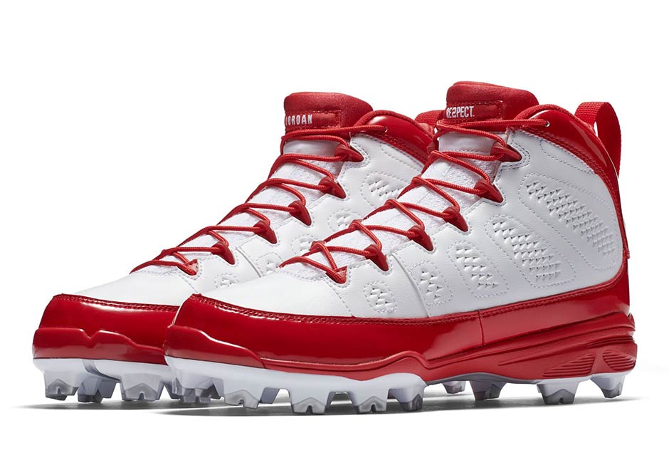 Jordan 9 Mcs Cleat Red 4