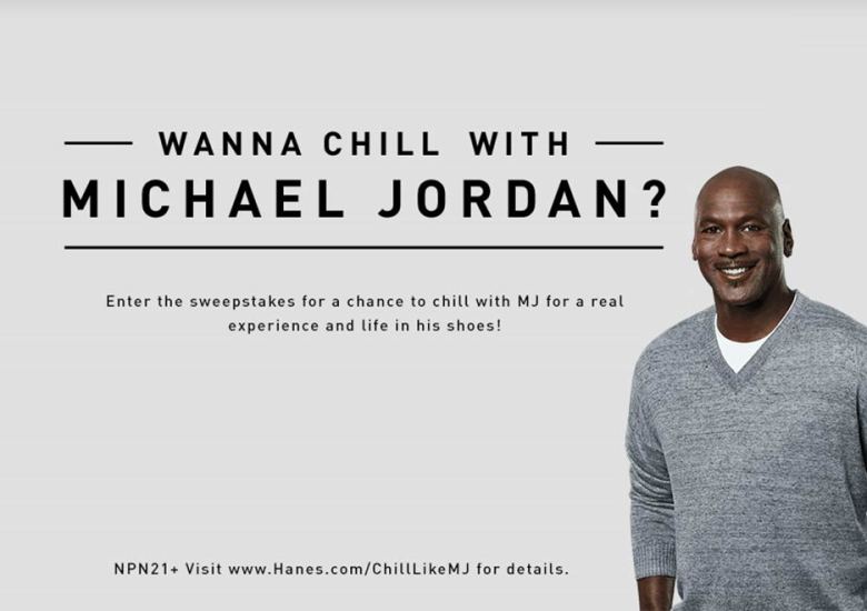 Hanes And Michael Jordan Launch Sweepstakes For Incredible Fan Experience