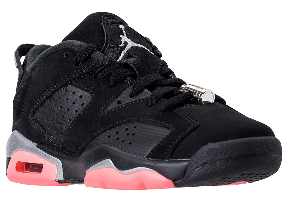 Jordna 6 Low Gs Black Pink 1