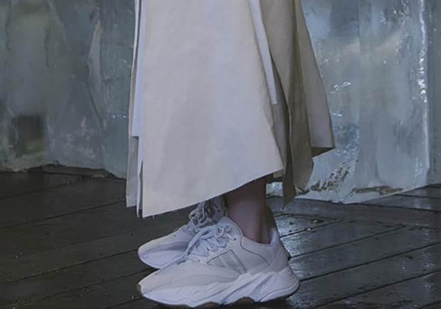 adidas YEEZY Boost 700 Runner In White Featured In Vogue Australia