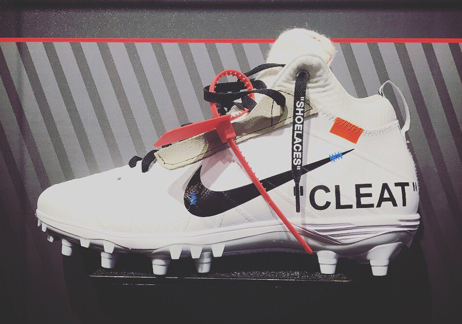 Mache Customs Off White Nike Cleat Michael Thomas 1