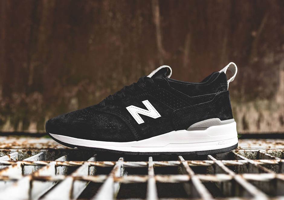 New Balance 997 Deconstructed Black Tan Suede 2