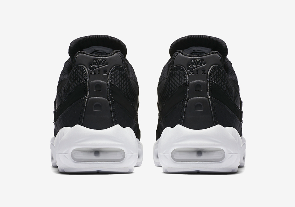 Nike Air Max 95 Premium Se Black White Team Orange 924478 001 4