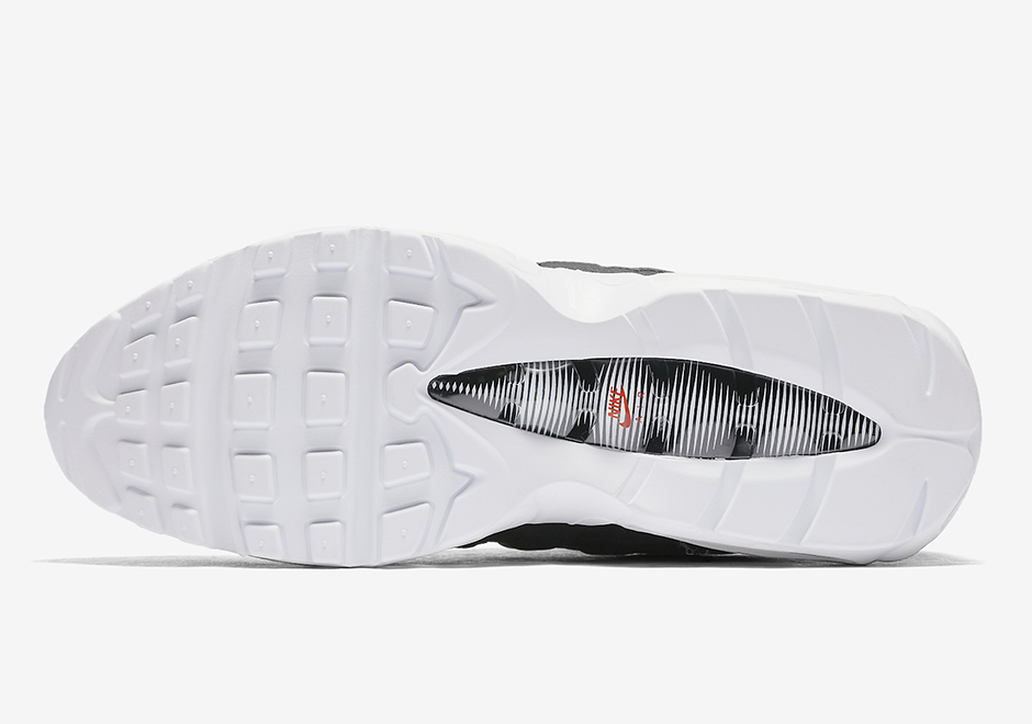 Nike Air Max 95 Premium Se Black White Team Orange 924478 001 5