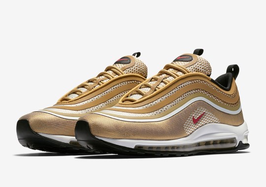 Nike Air Max 97 Ultra ’17 Releasing In OG Metallic Gold