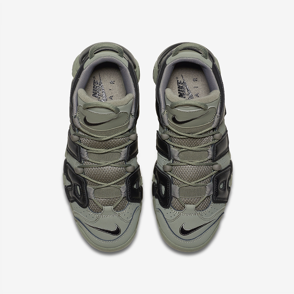 Nike Air More Uptempo Gs Dark Stucco Black 415082 007 3