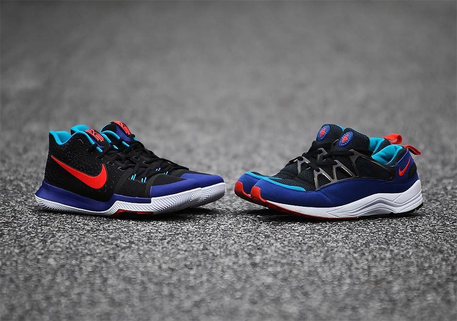 Side By Side Comparison Between The Nike Kyrache 3 And The Shoe That Inspired It