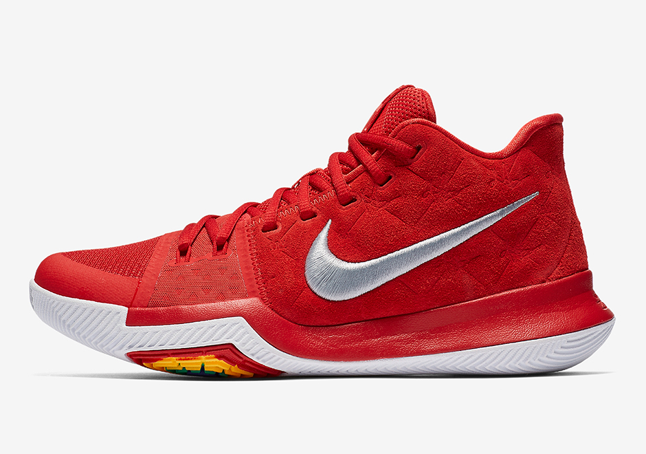 Nike Kyrie 3 Red Silver 852395 601 6