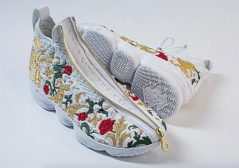 Nike Lebron 15 Floral Detailed Look 1