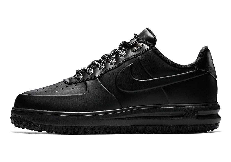 Nike Lunar Force 1 Duckboot 17 Low Black Anthracite Aa1125 001