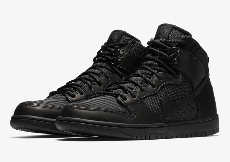 A Rugged Nike SB Dunk High “Triple Black” Is Releasing Soon