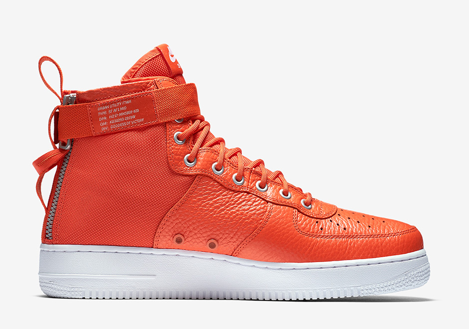 Nike Sf Af1 Mid Team Orange 917753 800 03