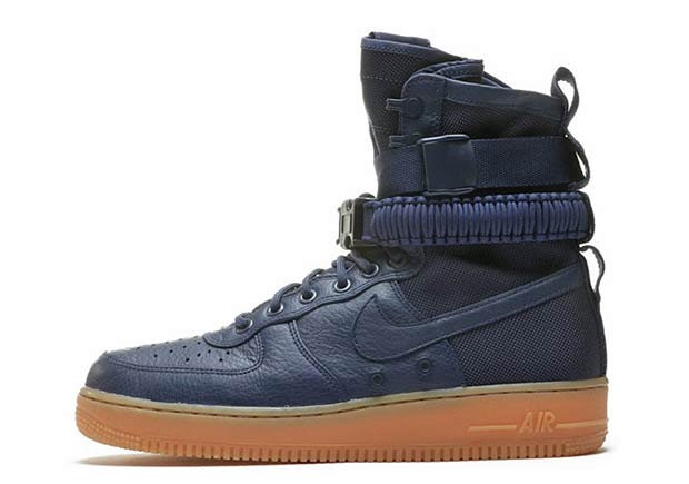 Nike Sf Af1 Navy Gum 864024 400 2