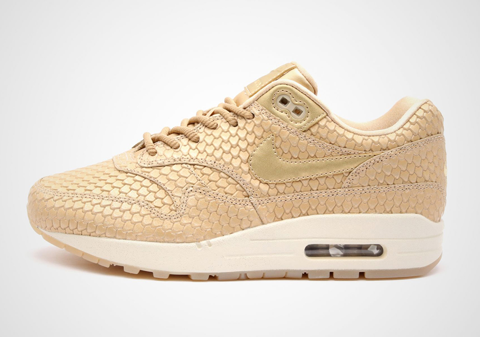 Nike Wmns Air Max 1 Premium Beige 454746 900 4