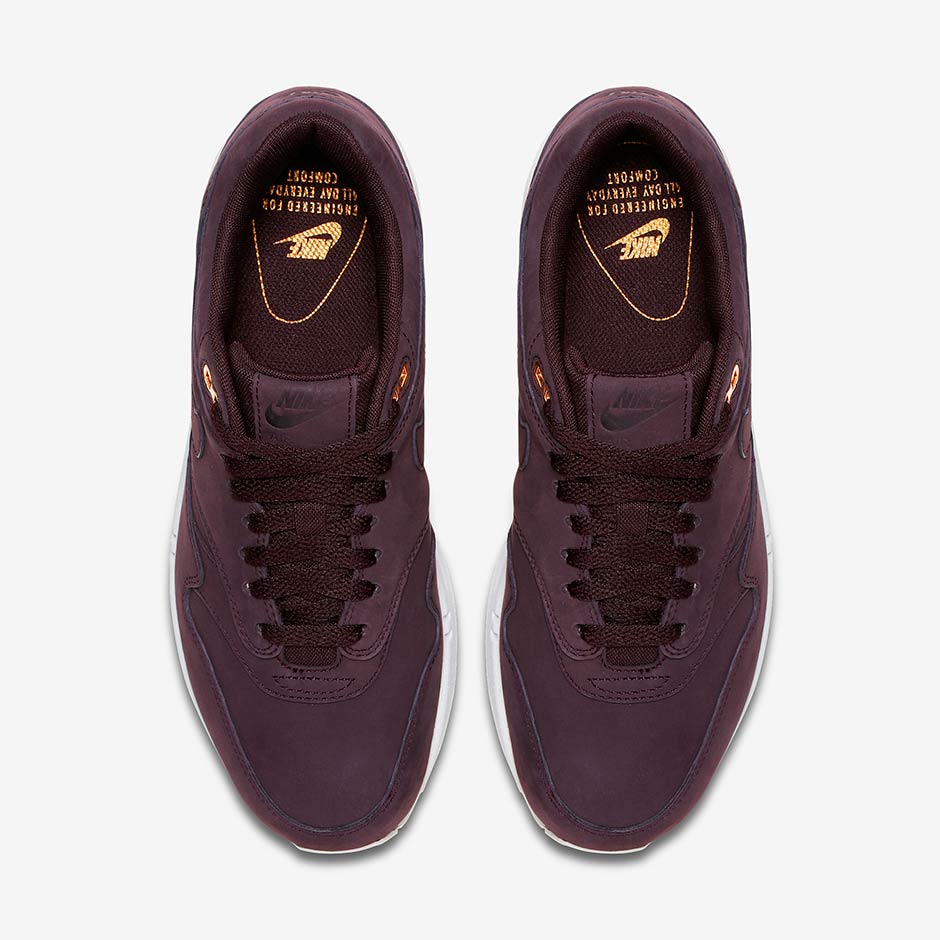 Nike Wmns Air Max 1 Premium Port Wine White 454746 602 2