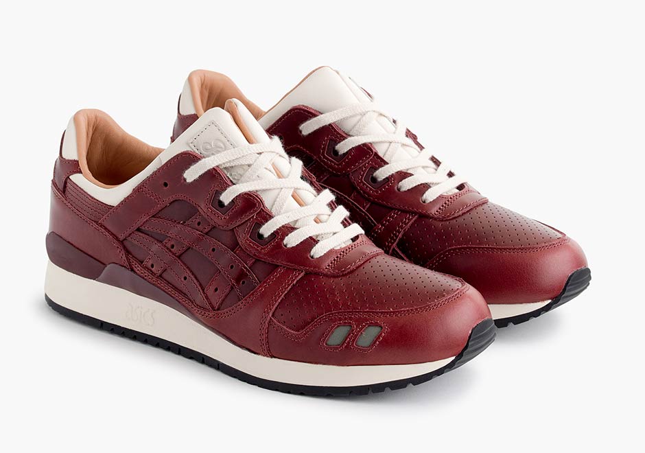 Packer Shoes Jcrew Asics Gel Lyte Iii Red