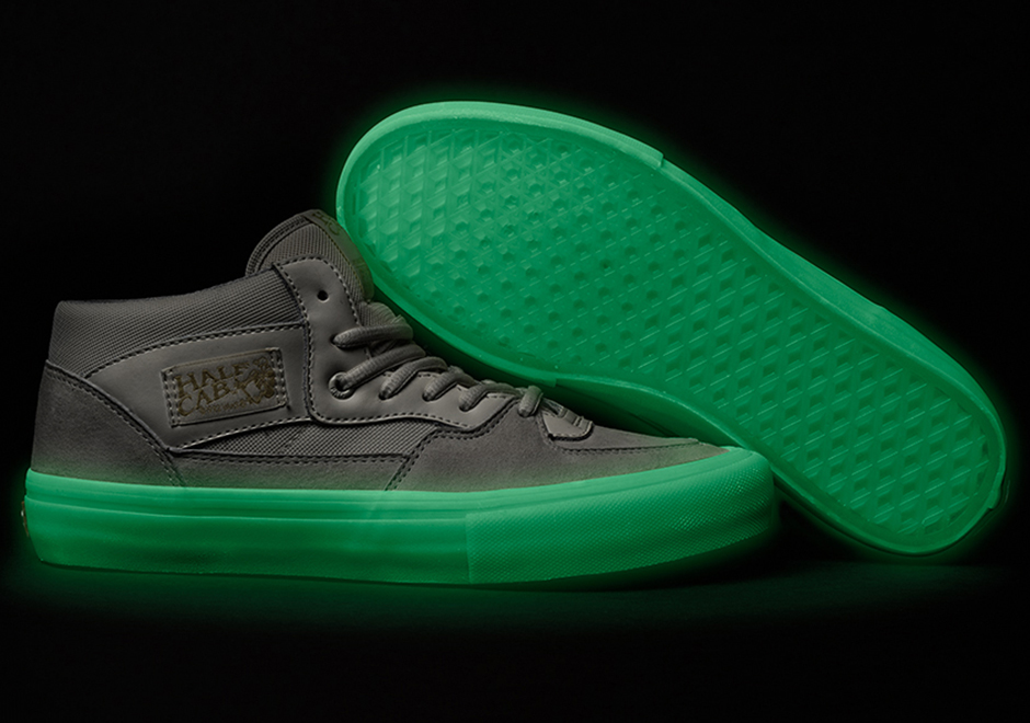 The Vans Half Cab Gets Glow In The Dark Sole With Collab By Pyramid Country