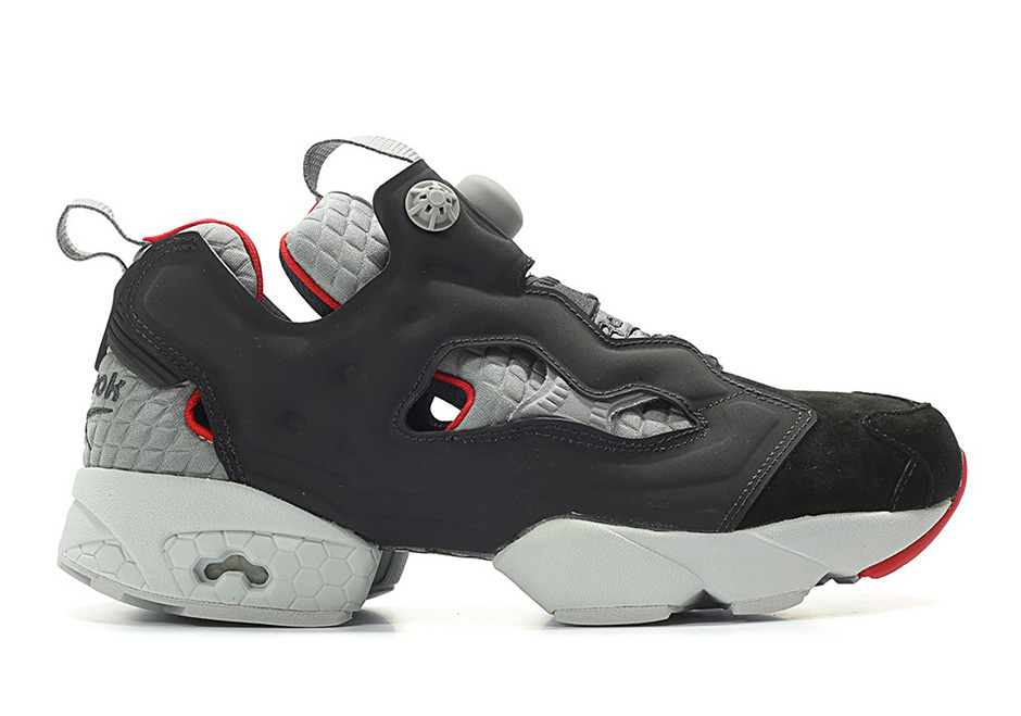 Reebok Instapump Fury Black Red Grey 2