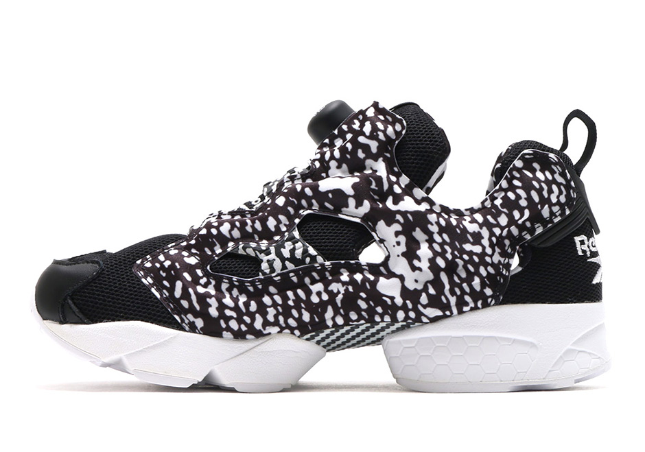 Reebok Instapump Fury Black White Primal Red Print 03