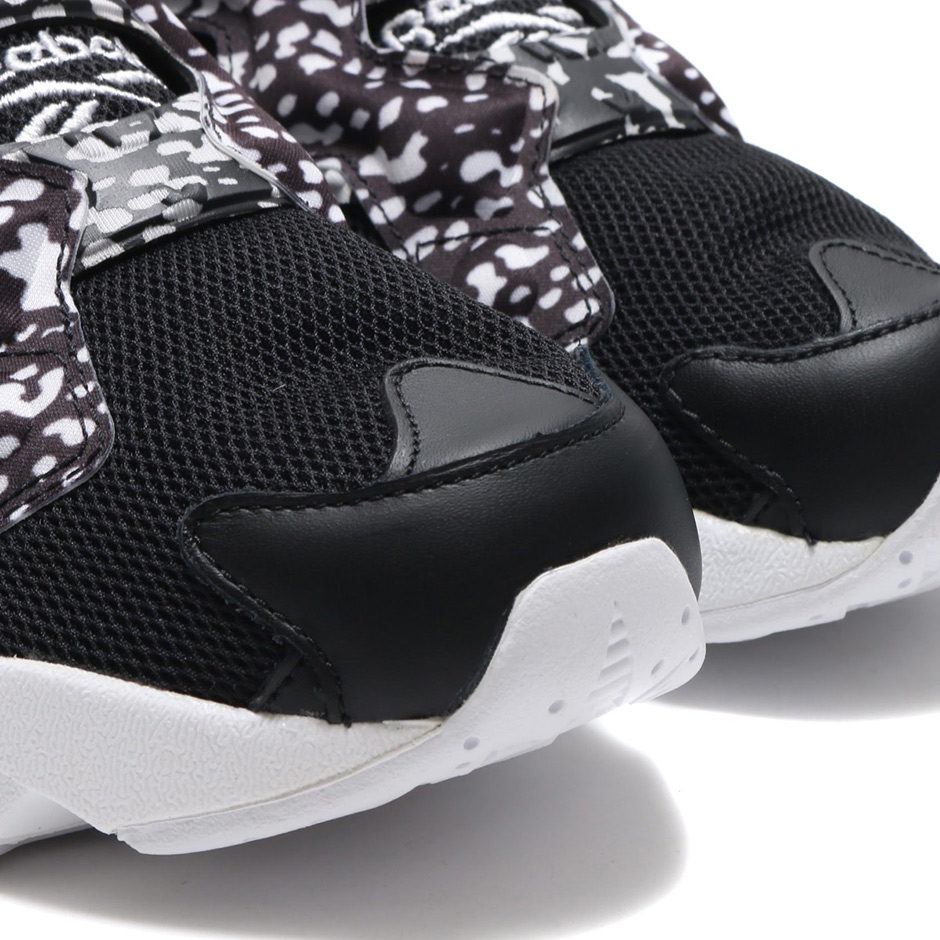 Reebok Instapump Fury Black White Primal Red Print 10