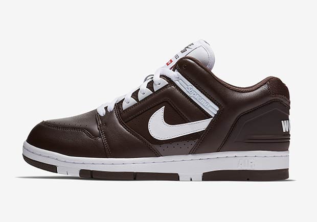 Supreme Nike Sb Air Force 2 Low Brown 1