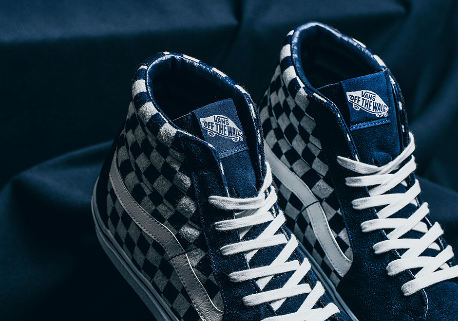 Vans Japan Indigo Checker Sk8 Hi 3