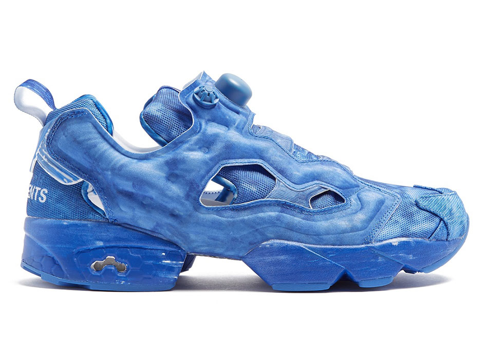 Vetements Reebok Instapump Fury Canvas Blue