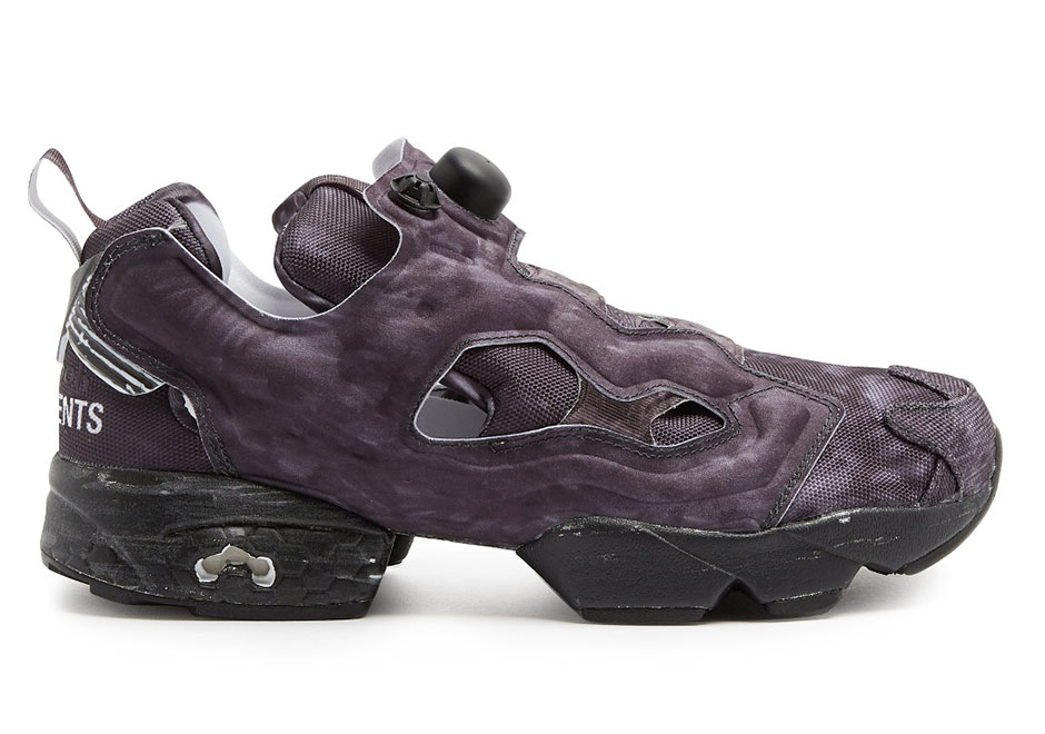 Vetements Reebok Instapump Fury Canvas Grey