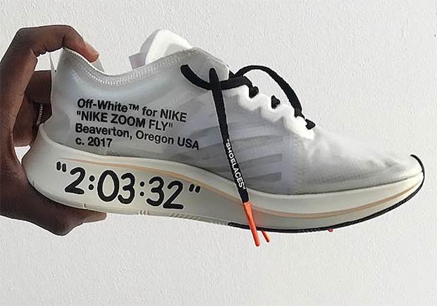 Virgil Abloh Customizes Eliud Kipchoge Shoe