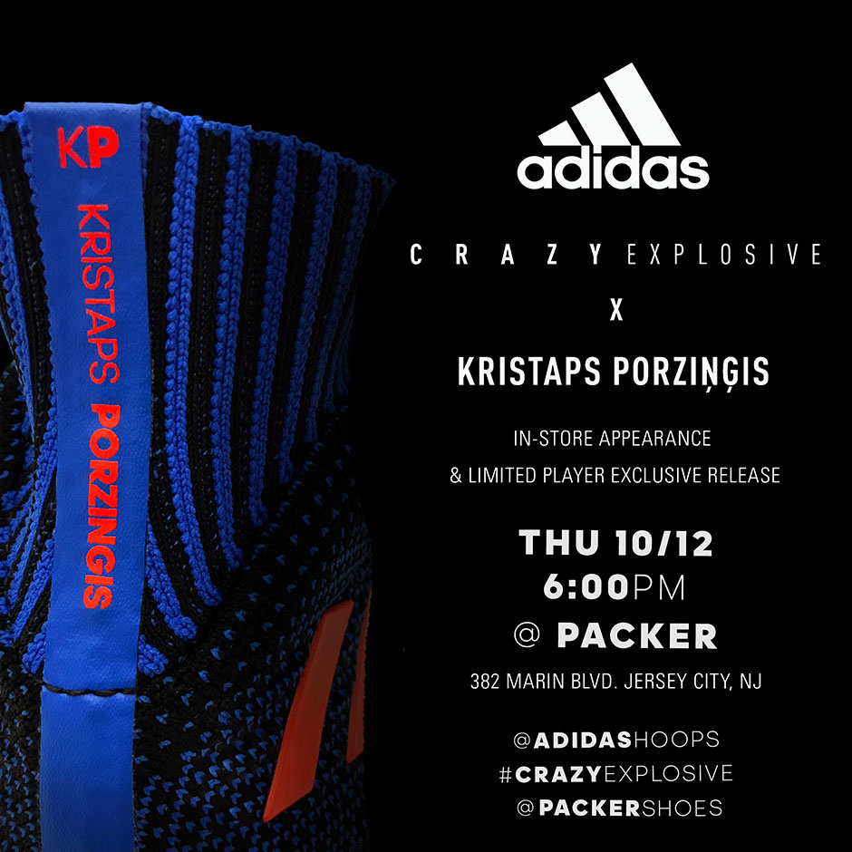 Adidas Crazy Explosive 17 Kristaps Porzingis Pe Packer Shoes