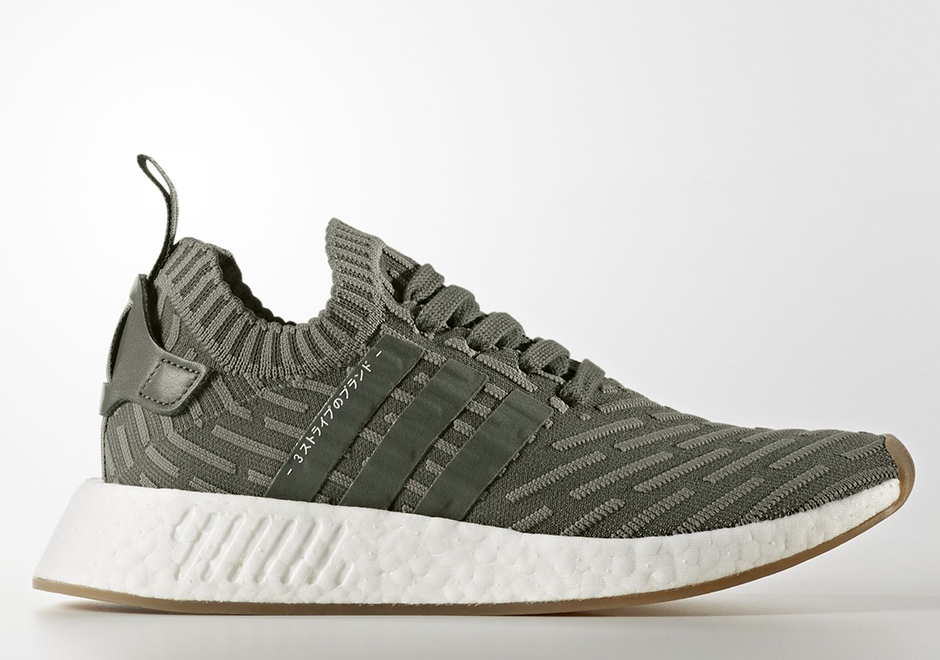 Adidas Nmd R2 Pk Japan Pack Olive Greeen Pink Gum By9953 2