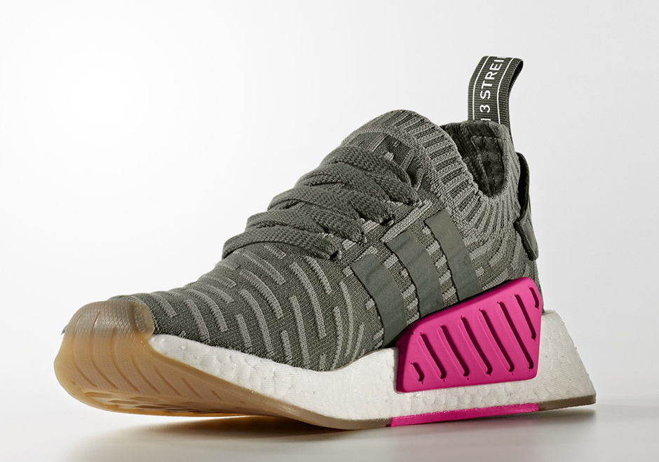 Adidas Nmd R2 Pk Japan Pack Olive Greeen Pink Gum By9953 3