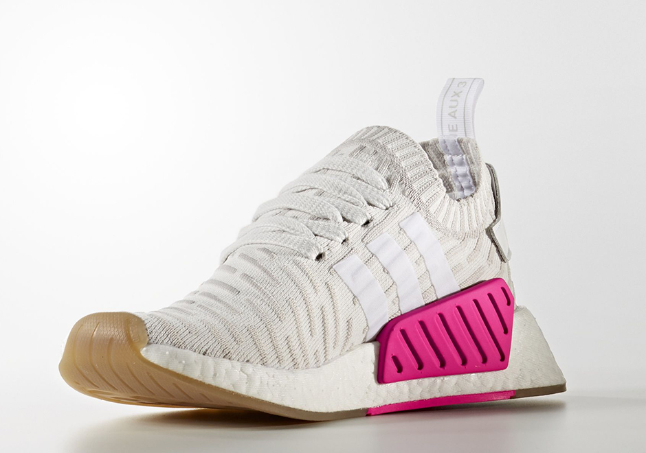 Adidas Nmd R2 Pk Japan Pack Running White Shock Pink 3