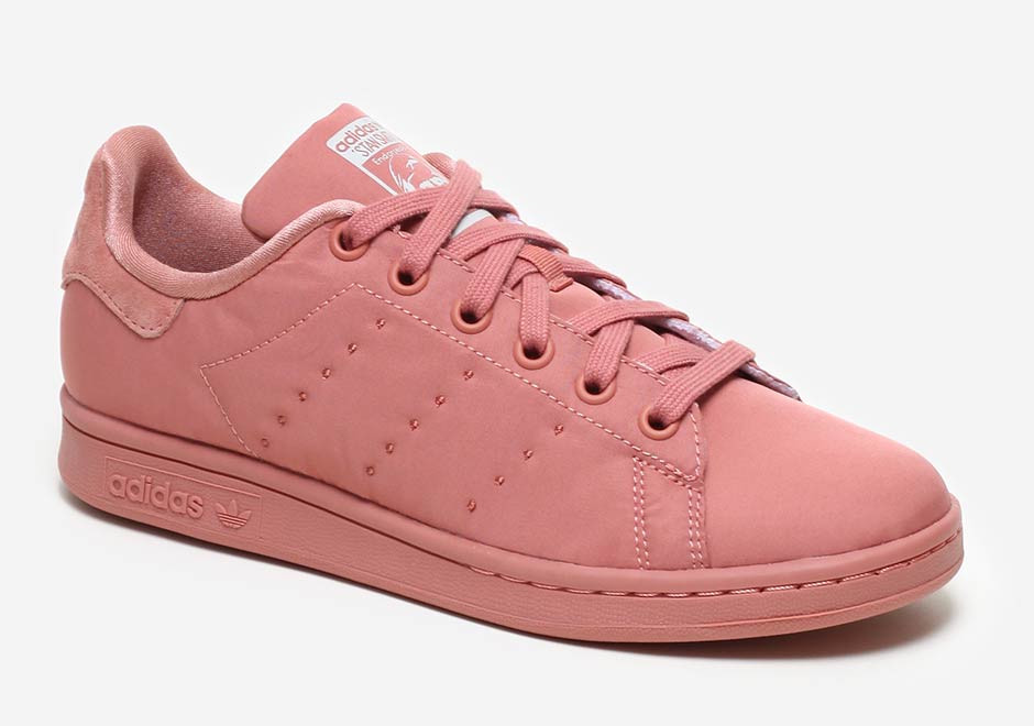 Adidas Stan Smith Satin Raw Pink 1