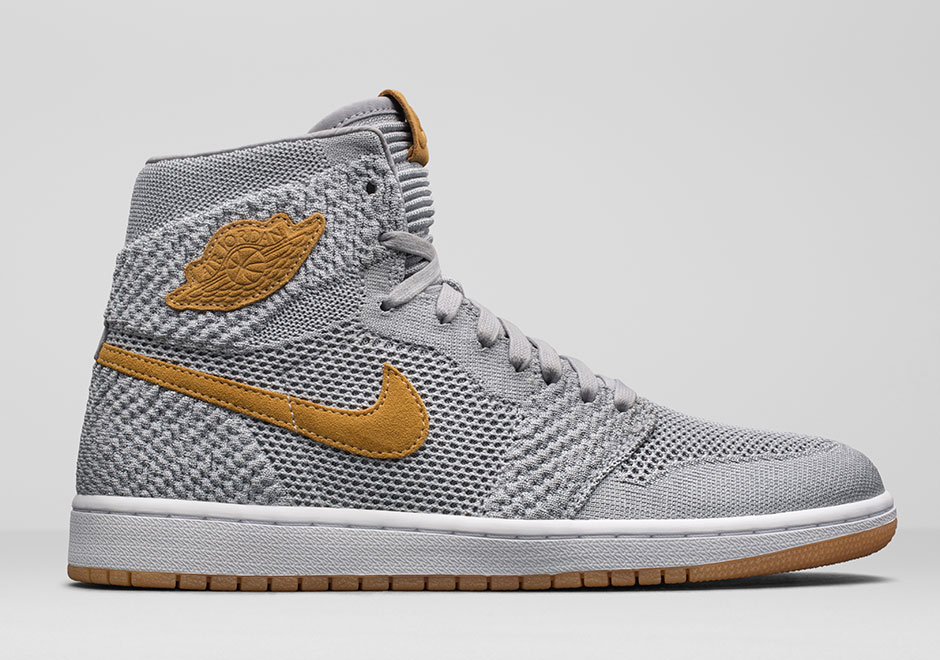 Air Jordan 1 Flyknit Golden Harvest 919704 025 4 1