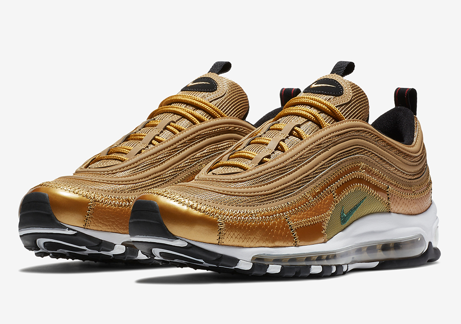 Cristiano Ronaldo Nike Air Max 97 Gold Patchwork Aq0655 700 4