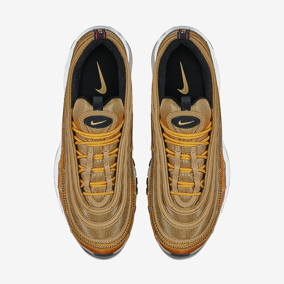 Cristiano Ronaldo Nike Air Max 97 Gold Patchwork Aq0655 700 6