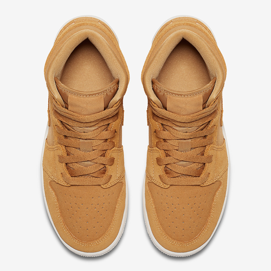 Jordan 1 Mid Wheat 554725 725