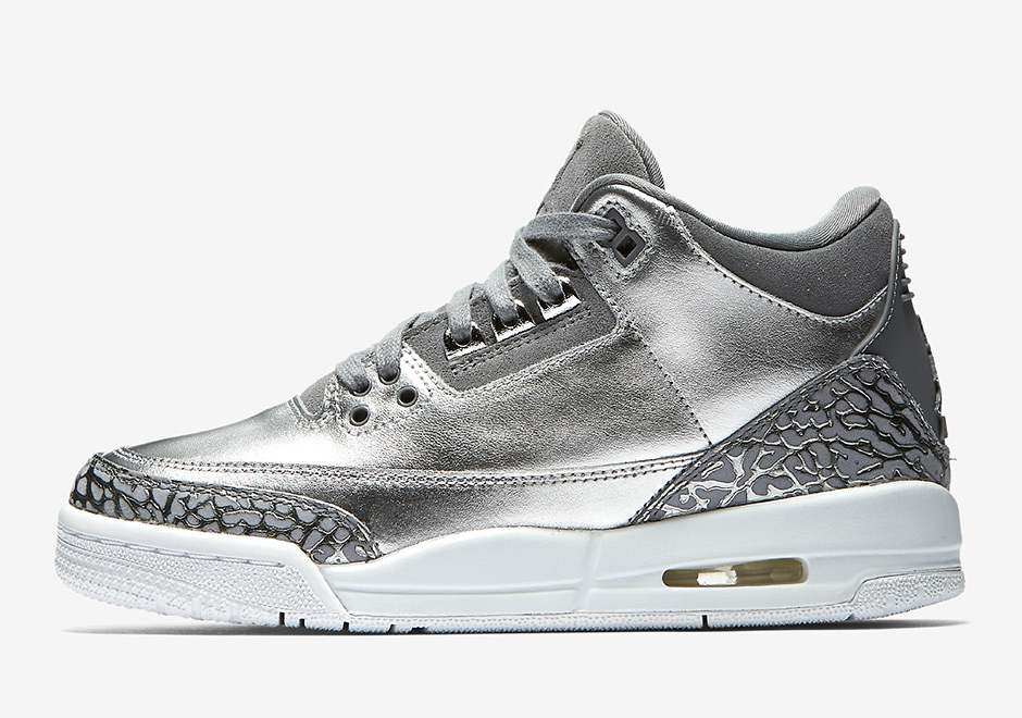 Jordan 3 Chrome Girls Official Images 1 1