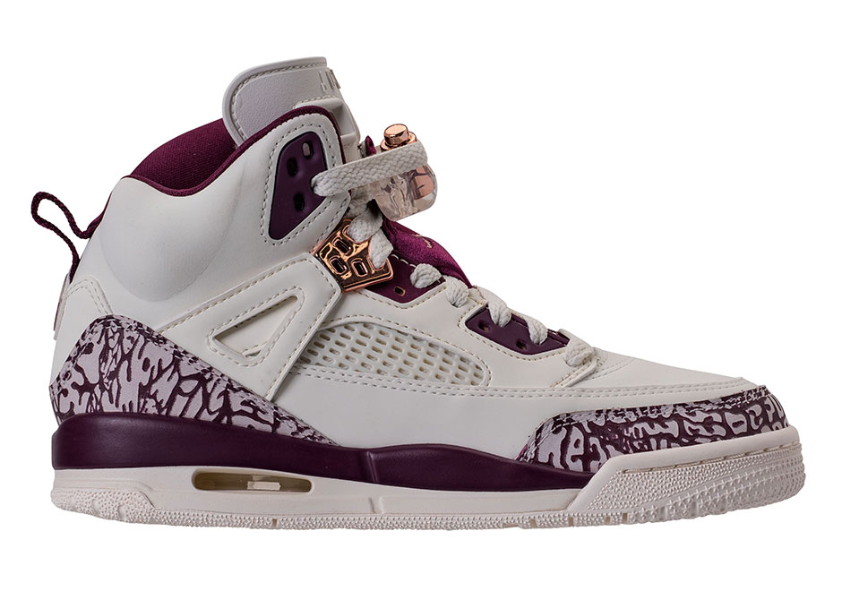 Jordan Spizike Rose Gold Bordeaux 1